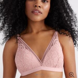 Knix Pink Lace Bra